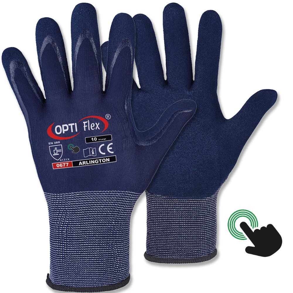 pics/Feldtmann 2016/Handschutz/optiflex/optiflex-0677-arlington-polyamid-nitrilschaum-handschuhe-blauen388-4131x-15g-01.jpg